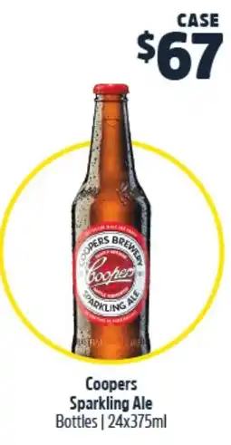 Woolworths Coopers sparkling ale bottles offer