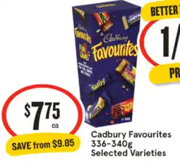 IGA Cadbury favourites offer