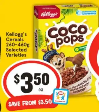 IGA Kellogg's cereals offer