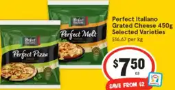 IGA Perfect italiano grated cheese offer