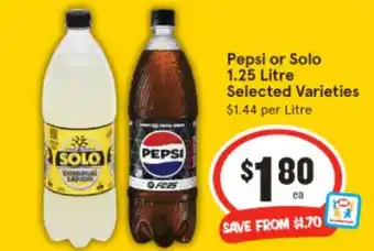 IGA Pepsi or Solo offer