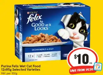 IGA Purina Felix Wet Cat Food 1 offer