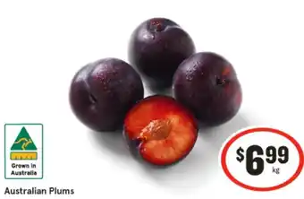 IGA Australian plums offer