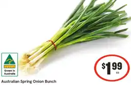 IGA Australian spring onion bunch offer