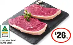 IGA Beef rump steak offer