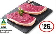 IGA Beef rump steak offer