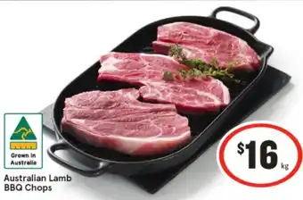 IGA Lamb bbq chops offer