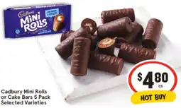 IGA Cadbury mini rolls offer