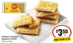 IGA Golden crumpet squares offer