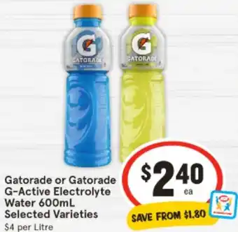 IGA Gatorade offer