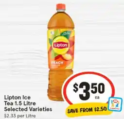 IGA Lipton ice tea offer