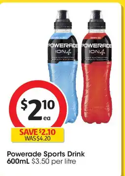 Coles Powerade Sports Drink offer