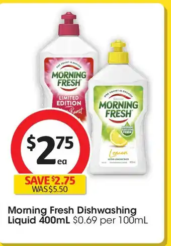 Coles Morning Fresh Dishwashing Liquid offer