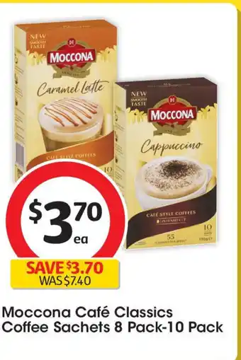 Coles Moccona Café Classics offer