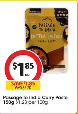 Coles Passage to India Curry Paste offer