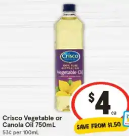 IGA Vegetable or Canola Oil offer