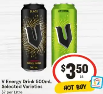 IGA V Energy Drink offer