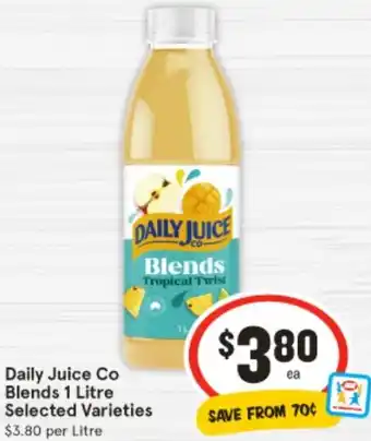 IGA Daily Juice Co Blends offer