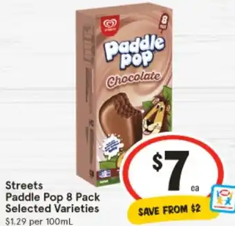 IGA Streets Paddle Pop offer