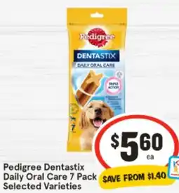 IGA Pedigree Dentastix offer