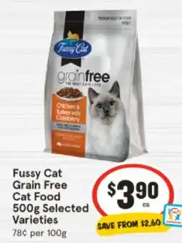 IGA Fussy Cat Grain Free Cat Food offer