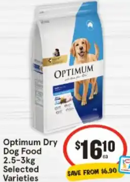 IGA Optimum Dry Dog Food offer