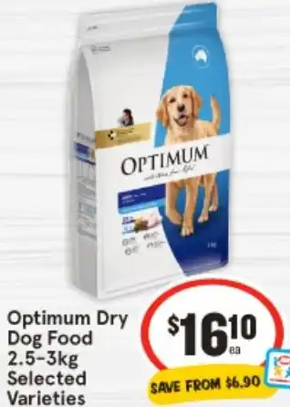 IGA Optimum Dry Dog Food offer