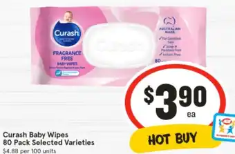 IGA Curash Baby Wipes offer