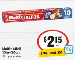 IGA Multix Alfoil offer