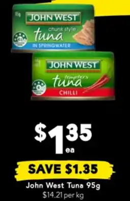 Drakes John West Tuna offer