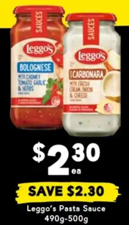 Drakes Leggo's Pasta Sauce offer