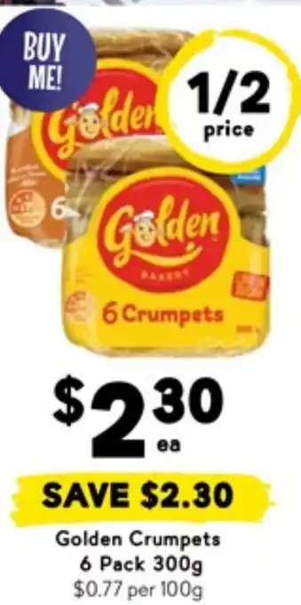 Drakes Golden Crumpets offer