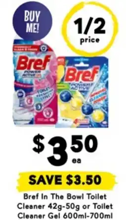 Drakes Bref In The Bowl Toilet Cleaner or Toilet Cleaner Gel offer