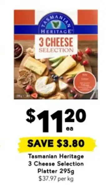 Drakes Tasmanian Heritage 3 Cheese offer