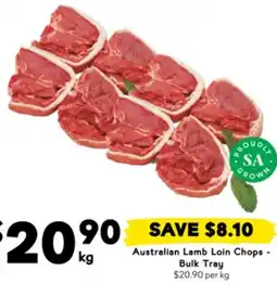 Drakes Australian Lamb Loin Chops - Bulk Tray offer