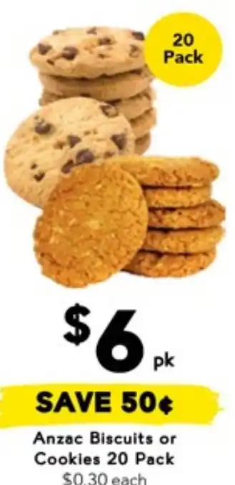 Drakes Anzac Biscuits or Cookies offer