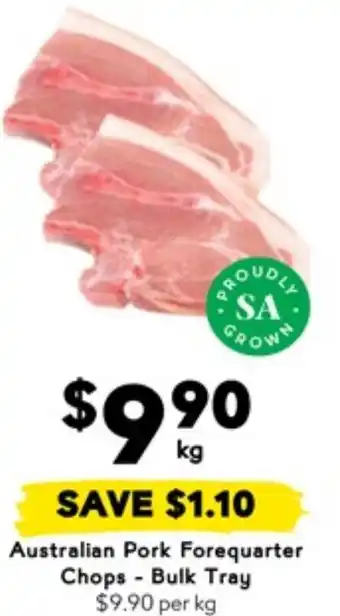 Drakes Australian Pork Forequarter Chops - Bulk Tray offer