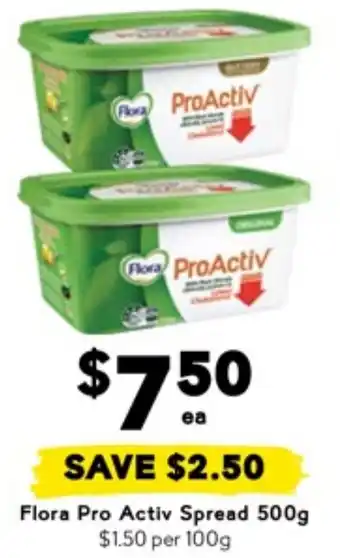 Drakes Flora Pro Activ Spread offer