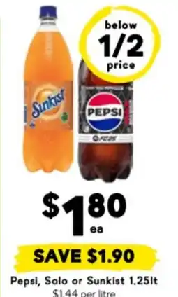 Drakes Pepsi Solo or Sunkist offer