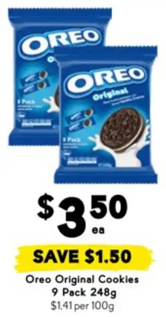 Drakes Oreo Original Cookies offer