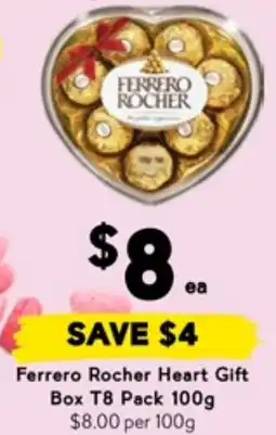 Drakes Rocher Heart Gift Box offer