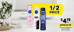 Drakes Nivea Anti-Perspirant Aerosol offer