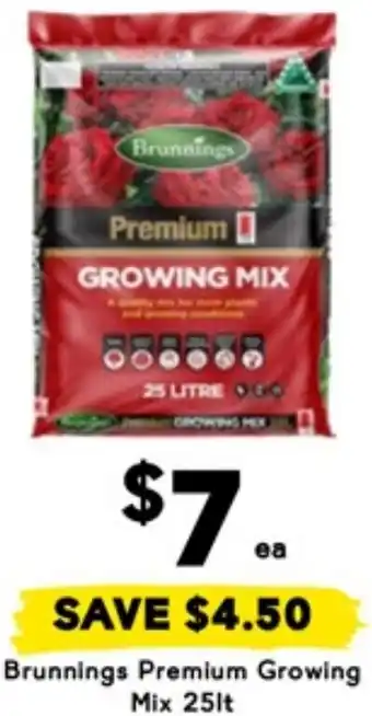 Drakes Brunnings Premium Growing Mix offer