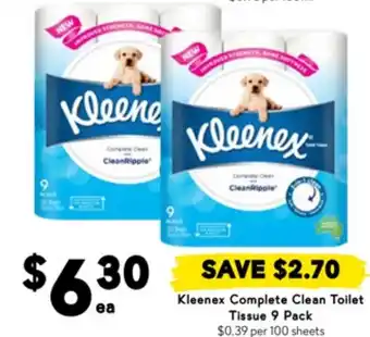 Drakes Kleenex Complete Clean Toilet offer