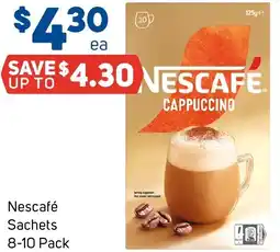 Foodland Nescafé Sachets 8-10 Pack offer