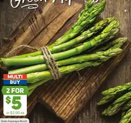 Foodland Green Asparagus Bunch offer