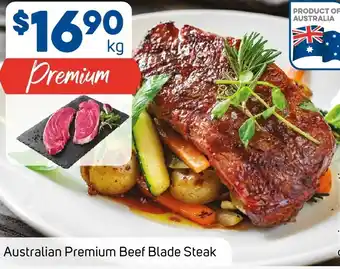 Foodland Australian Premium Beef Blade Steak offer