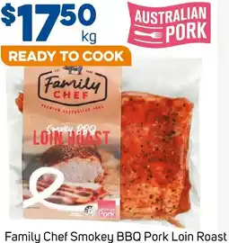 Foodland Family Chef Smokey BBQ Pork Loin Roast offer