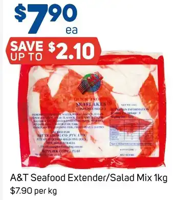 Foodland A&T Seafood Extender/Salad Mix offer