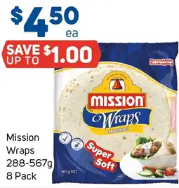 Foodland Mission Wraps offer